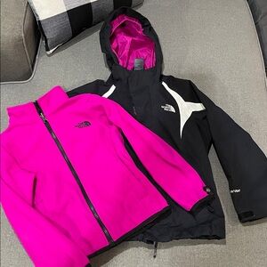 The North Face Kids Jackets - Pink and Black